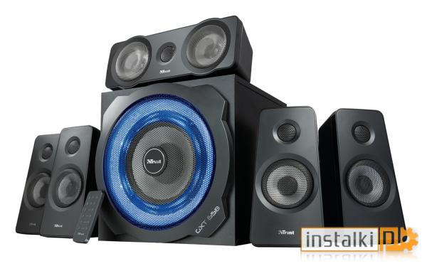 Trust GXT 658 Tytan 5.1 Surround Speaker System – instrukcja obsługi